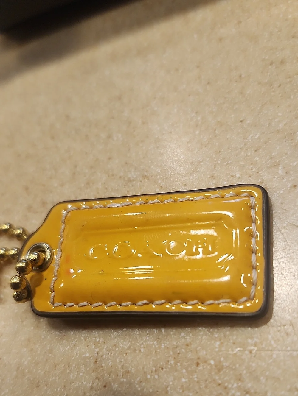 COACH Yellow Patent Leather 2
